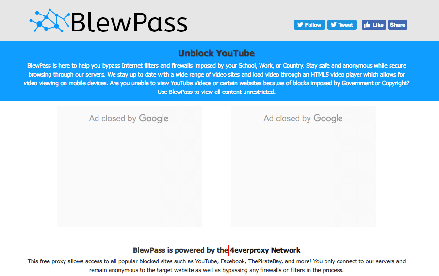 BLEWPASS