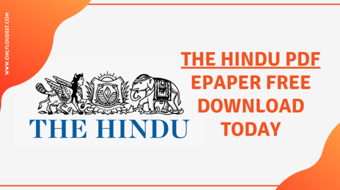 The Hindu PDF ePaper Free download Today – [current_date]