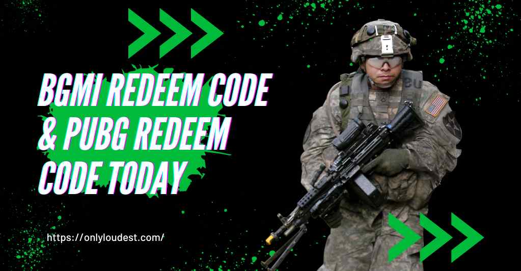 BGMI Redeem Code & PUBG Redeem Code Today