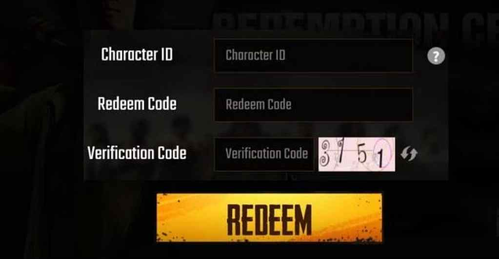 BGMI Redeem Code & PUBG Redeem Code Today