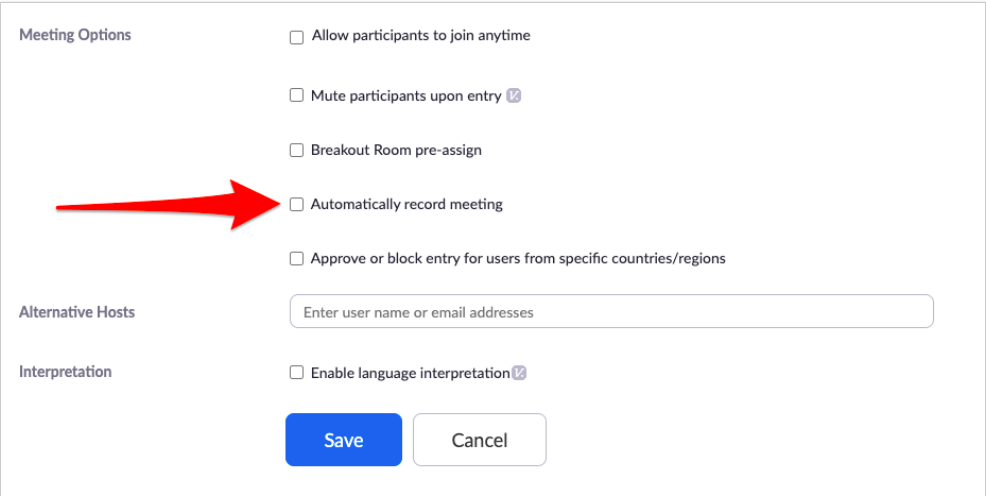 How to Automatically Record All Zoom Meetings