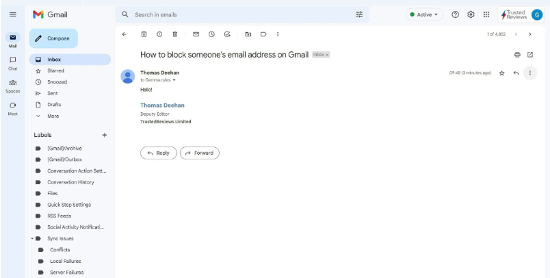 How to Block Someone on Gmail