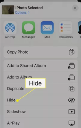 How to Hide Pictures on iPhone