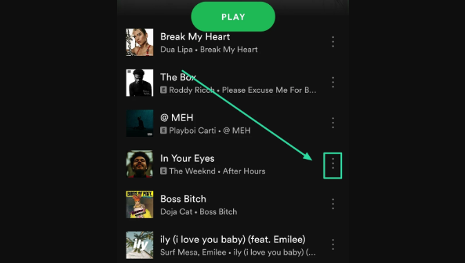 How to Unhide Songs on Spotify