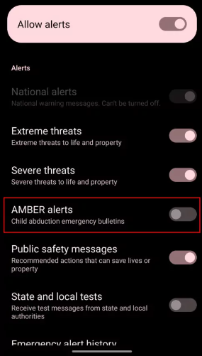 How to Turn Off Amber Alerts on Android