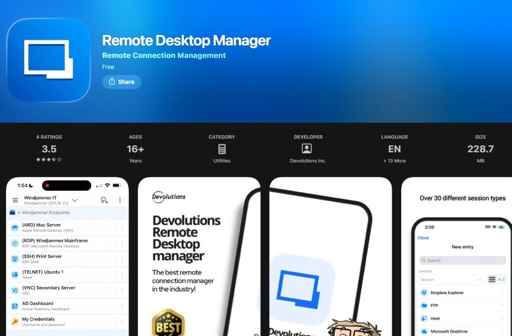 Remote Desktop Manager