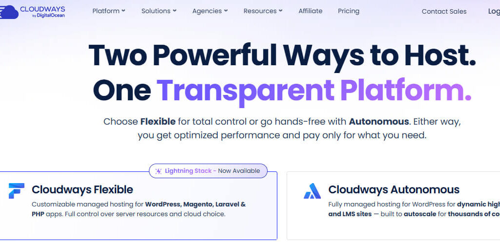 CloudWays Web Hosting