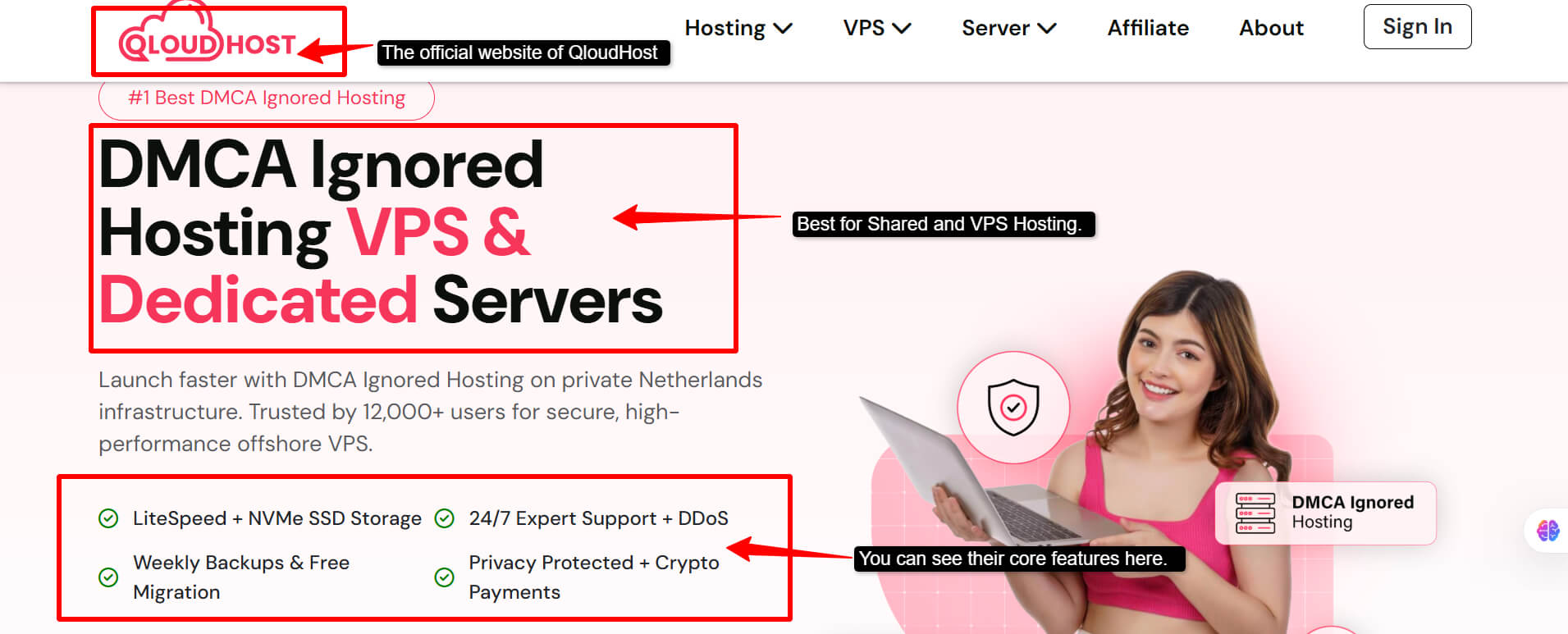 QloudHost DMCA Ignored Hosting