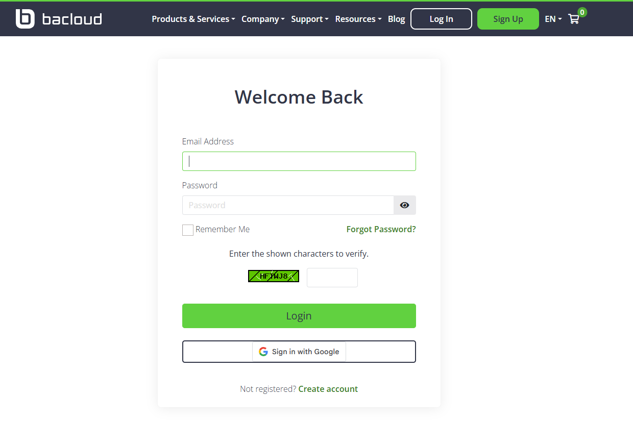 Bacloud Nameserver How to Point a Domain to Bacloud